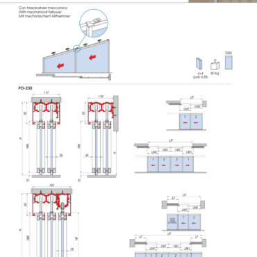 telescopico frame po 230 details